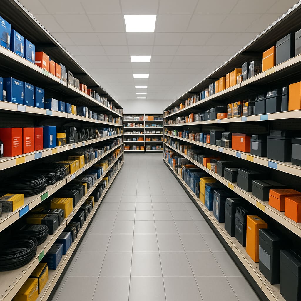 Asiqan Auto Parts Shop Interior