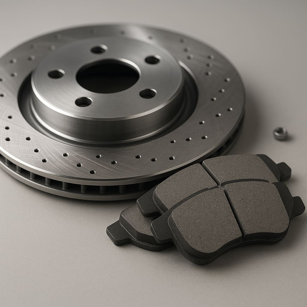 Bremsbeläge und Bremsscheiben